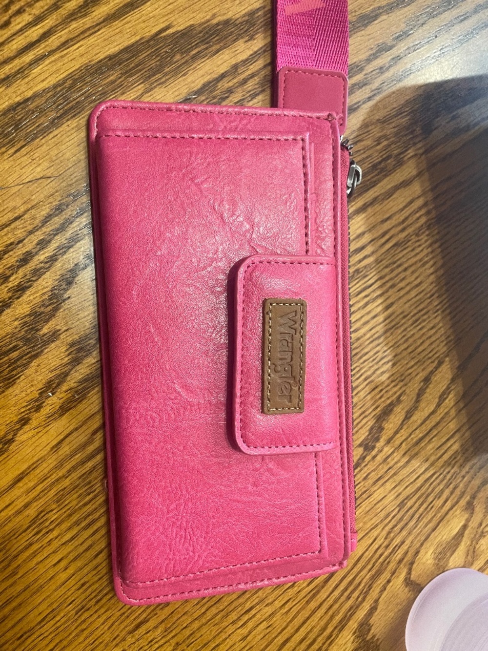Wrangler Pink Wristlet Wallet — Brand New